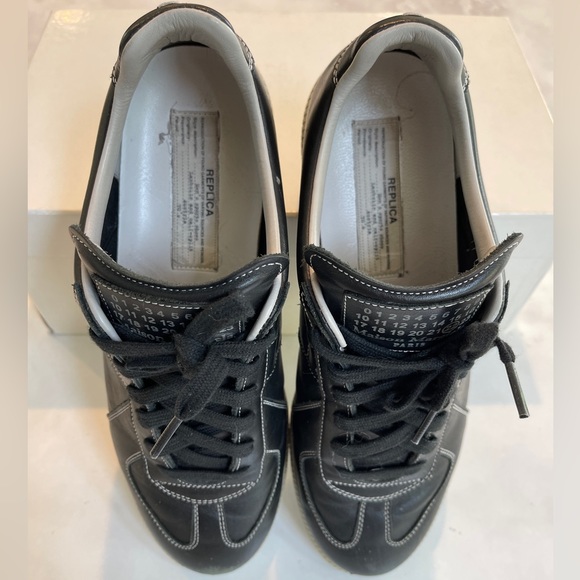 Maison Martin Margiela “Replica” Black/Grey Lamb size 9M/42Euro Moderately Worn - Picture 2 of 5
